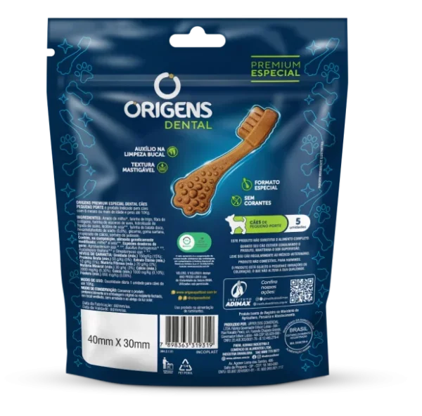 SNACK ORIGENS DENTAL P 75G - Imagem 2