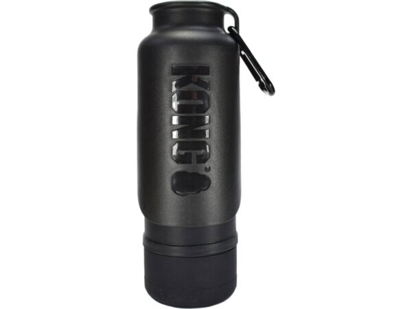 GARRAFA DE ÁGUA TÉRMICA 740ML KONG H2O INSULATED PRETA
