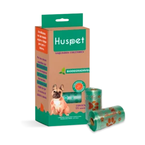 Saquinhos Coletores Biodegradáveis 5x15 - Huspet