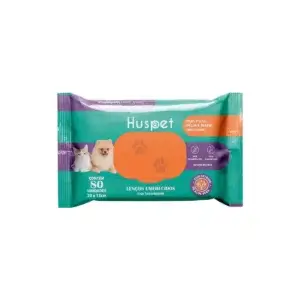 Lenço Umedecido 80 Folhas - Huspet