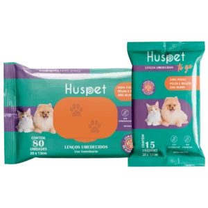 Lenço Umedecido 80 Folhas - Huspet