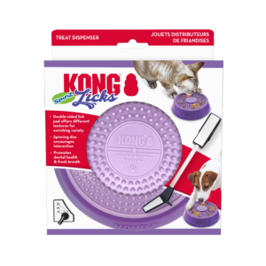 COMEDOURO INTERATIVO GIRATÓRIO VERDE G - KONG LICKS SPINZ