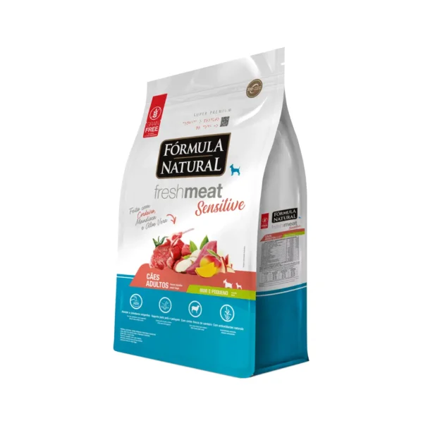 Ração FÓRMULA NATURAL FRESH MEAT SENSITIVE ADULTO MINI/PEQUENO 2.5kg - Imagem 2