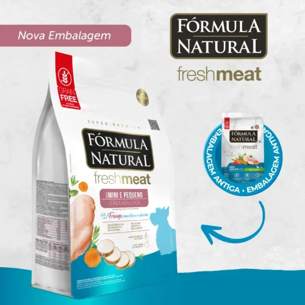 Ração FÓRMULA NATURAL FRESH MEAT ADULTO MINI/PEQUENO 7kg - Imagem 4