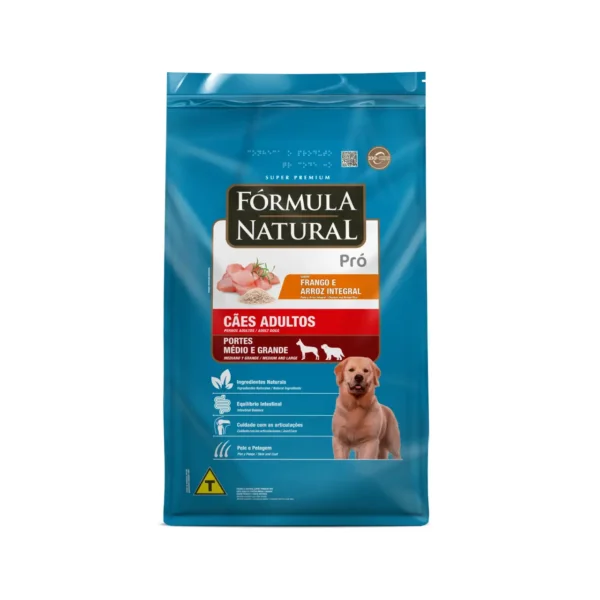 Ração FÓRMULA NATURAL PRO ADULTO MÉDIO/GRANDE Sabor Frango 20kg - Imagem 3