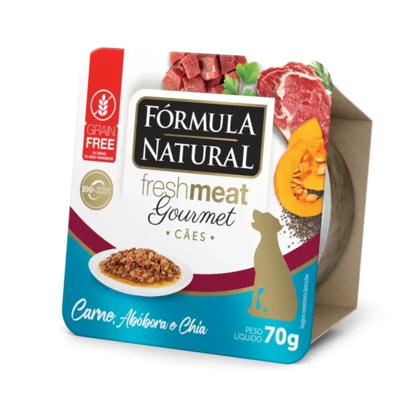 RAÇÃO ÚMIDA FÓRMULA NATURAL FRESH MEAT Gourmet Carne 70g - Imagem 2