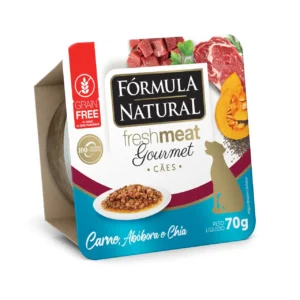 RAÇÃO ÚMIDA FÓRMULA NATURAL FRESH MEAT Gourmet Carne 70g