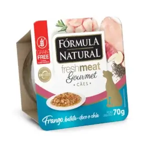 RAÇÃO ÚMIDA FÓRMULA NATURAL FRESH MEAT Gourmet Frango 70g