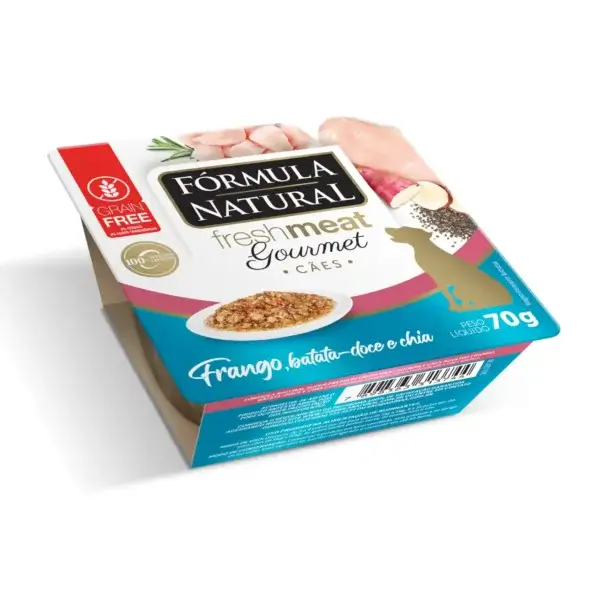 RAÇÃO ÚMIDA FÓRMULA NATURAL FRESH MEAT Gourmet Frango 70g - Imagem 2