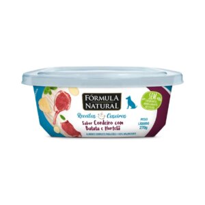 RAÇÃO ÚMIDA FÓRMULA NATURAL REC CASEIRAS Cordeiro 270g