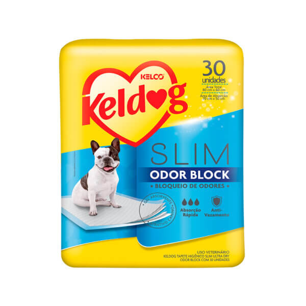 Tapete Higiênico Keldog Slim Odor Block para Cães