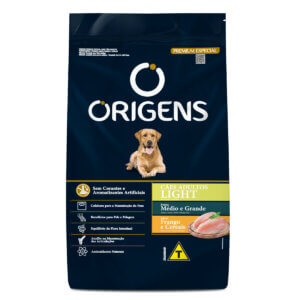 Ração ORIGENS LIGHT para Cães de Médio e Grande porte 15KG