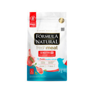 Ração FÓRMULA NATURAL FRESH MEAT SENSITIVE ADULTO PARA CÃES DE PORTE MINI E PEQUENO 7kg