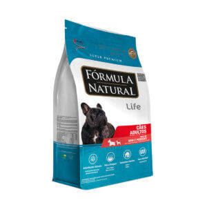 RAÇÃO FÓRMULA NATURAL LIFE ADULTO DE PORTE MINI/PEQUENO 7KG