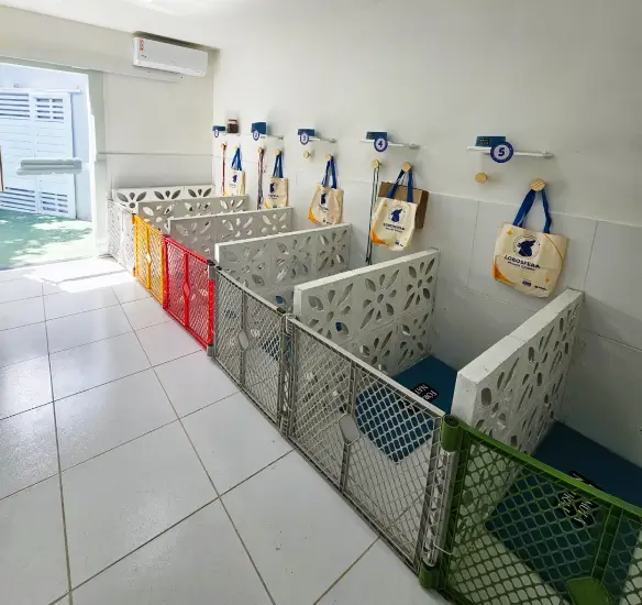 Baias do hotel da Lobosfera